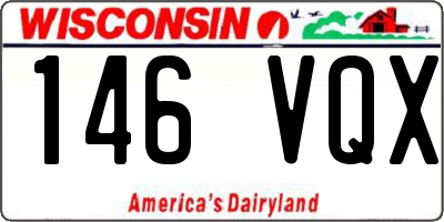 WI license plate 146VQX