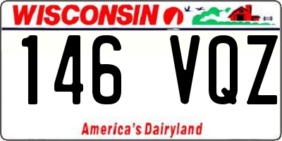WI license plate 146VQZ