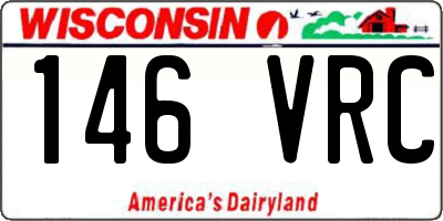 WI license plate 146VRC