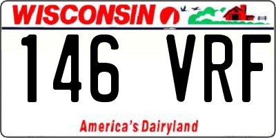 WI license plate 146VRF