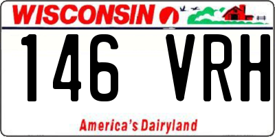 WI license plate 146VRH