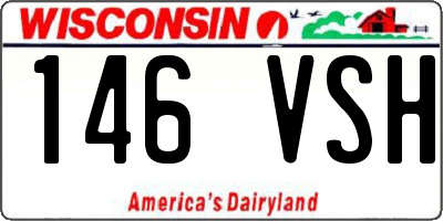 WI license plate 146VSH
