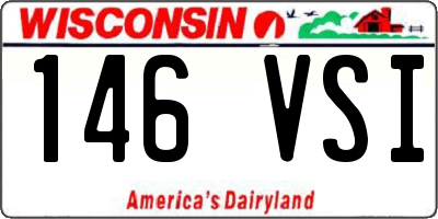 WI license plate 146VSI