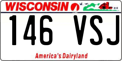 WI license plate 146VSJ