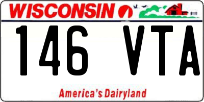WI license plate 146VTA