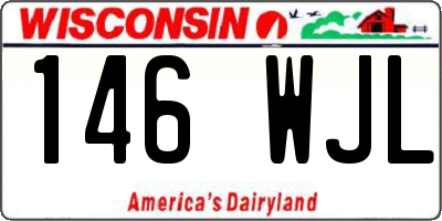 WI license plate 146WJL