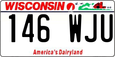 WI license plate 146WJU