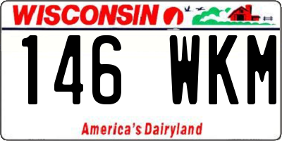 WI license plate 146WKM