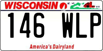 WI license plate 146WLP