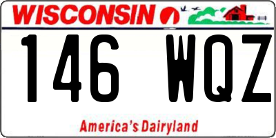 WI license plate 146WQZ