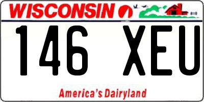 WI license plate 146XEU