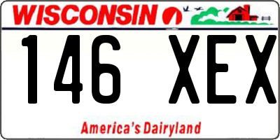 WI license plate 146XEX