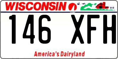 WI license plate 146XFH