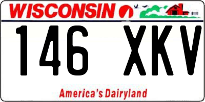 WI license plate 146XKV