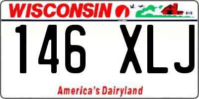 WI license plate 146XLJ