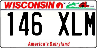 WI license plate 146XLM