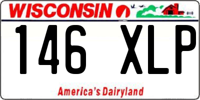 WI license plate 146XLP