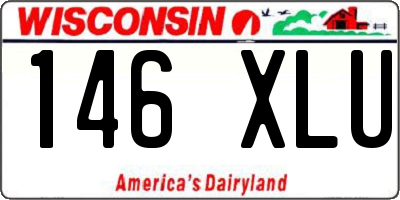 WI license plate 146XLU