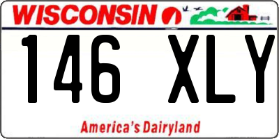 WI license plate 146XLY
