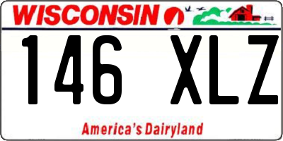 WI license plate 146XLZ