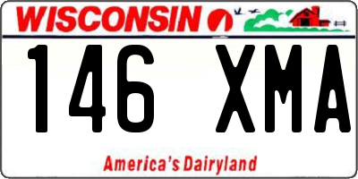 WI license plate 146XMA