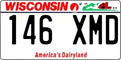 WI license plate 146XMD