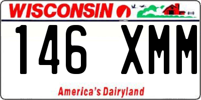 WI license plate 146XMM