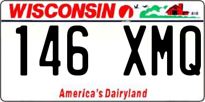 WI license plate 146XMQ