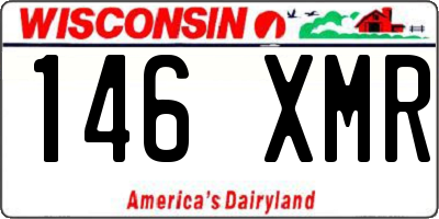 WI license plate 146XMR