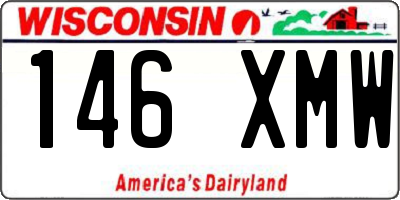 WI license plate 146XMW