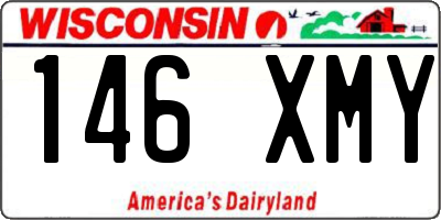 WI license plate 146XMY