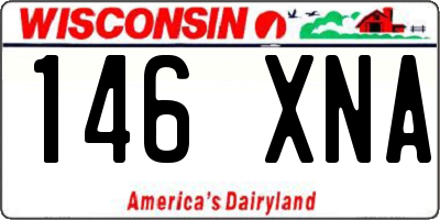 WI license plate 146XNA