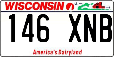 WI license plate 146XNB