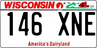 WI license plate 146XNE