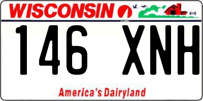 WI license plate 146XNH