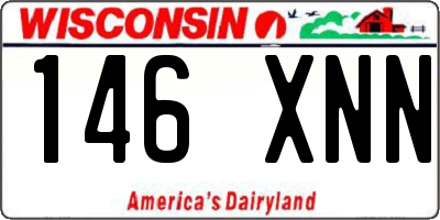 WI license plate 146XNN