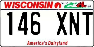 WI license plate 146XNT