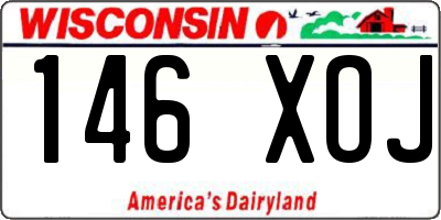WI license plate 146XOJ
