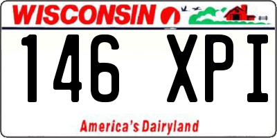 WI license plate 146XPI