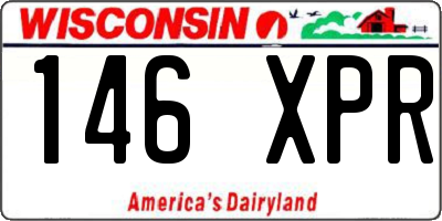 WI license plate 146XPR