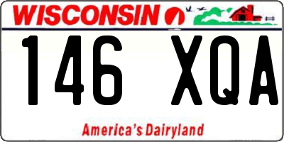 WI license plate 146XQA