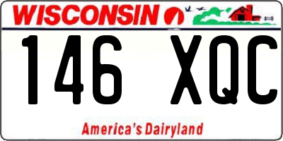 WI license plate 146XQC