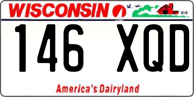 WI license plate 146XQD