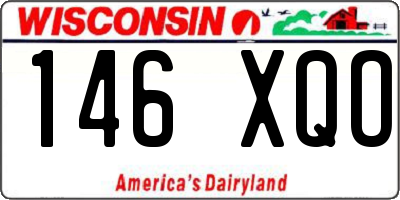 WI license plate 146XQO