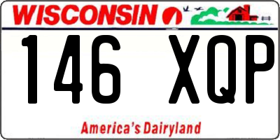 WI license plate 146XQP