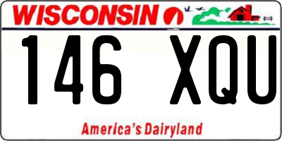WI license plate 146XQU