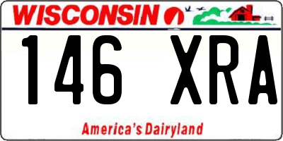 WI license plate 146XRA