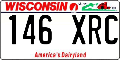 WI license plate 146XRC