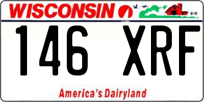 WI license plate 146XRF