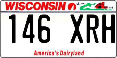 WI license plate 146XRH
